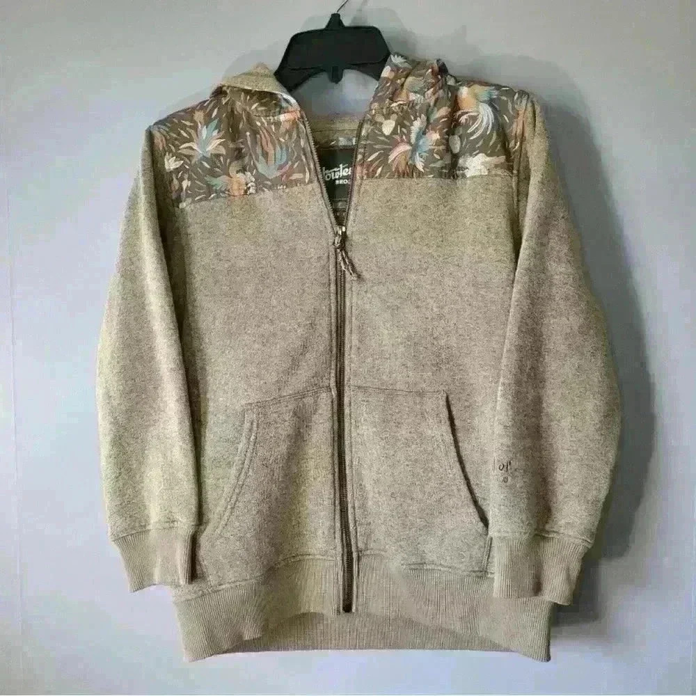 Howler Brothers Tan Kids Jacket with Floral Accents